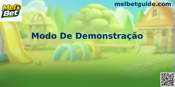 Interface explicativa do Modo De Demonstração na Mel Bet