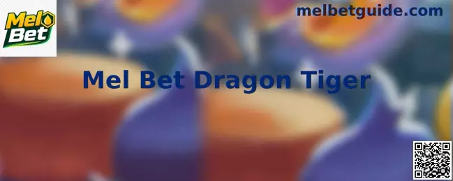 Interface ilustrativa do jogo Mel Bet Dragon Tiger