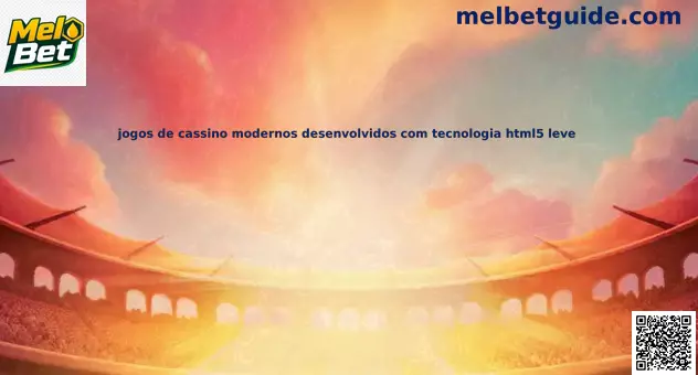 Jogos HTML5 leves cassino moderno